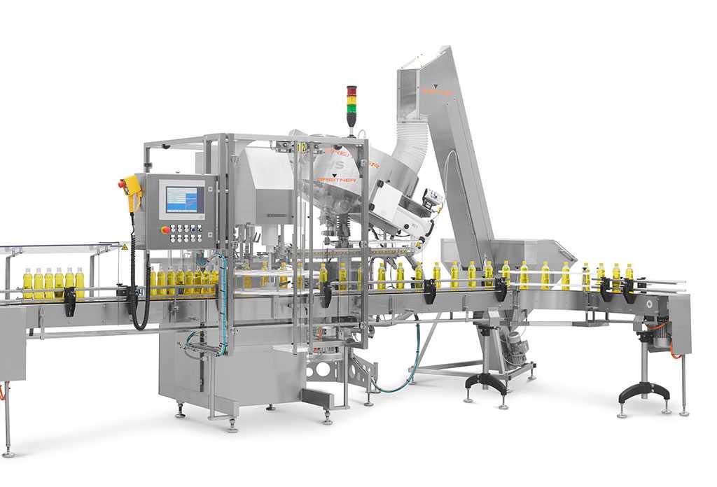 BREITNER filling machines Intermittent rotary closing machine BREITNER filling machines Intermittent rotary closing machine